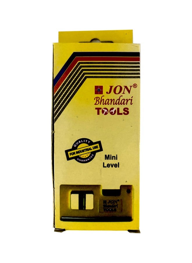 Jon Bhandari Tools 4 Inch Mini Magnetic Spirit Level with 2 Vials - Compact, High Accuracy Bubble Level for Horizontal & Vertical Measurements - Pocket Size, Durable for Woodworking DIY & Construction - Image 4